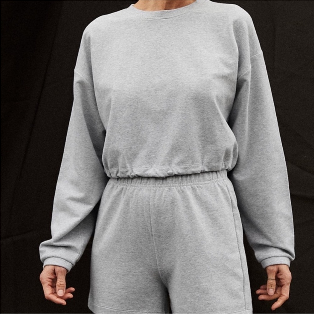 Aritzia Babaton the  group  Cropped sweater  in Gray small